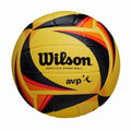 Wilson AVP OPTX Official Beach Volleyball Tour Match Game Ball - Black/Yellow